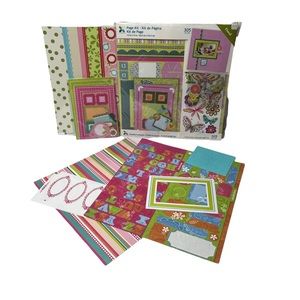 Lot of assorted scrapbook material